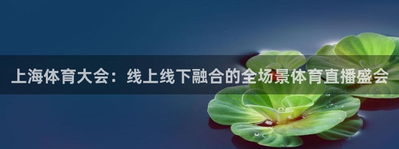 斗球直播app怎么下载：上海体育大会：线上线下融合的全场景体育直播盛会