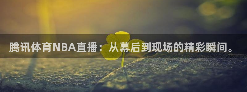 斗球体育在线观看nba：腾讯体育NBA直播：从幕后到现场的精彩瞬间。